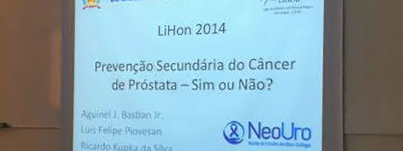 Equipe NeoUro dá aula sobre rastreamento de câncer de próstata na UFSC